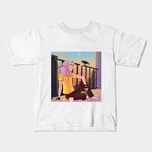 Sunset Elf Kids T-Shirt